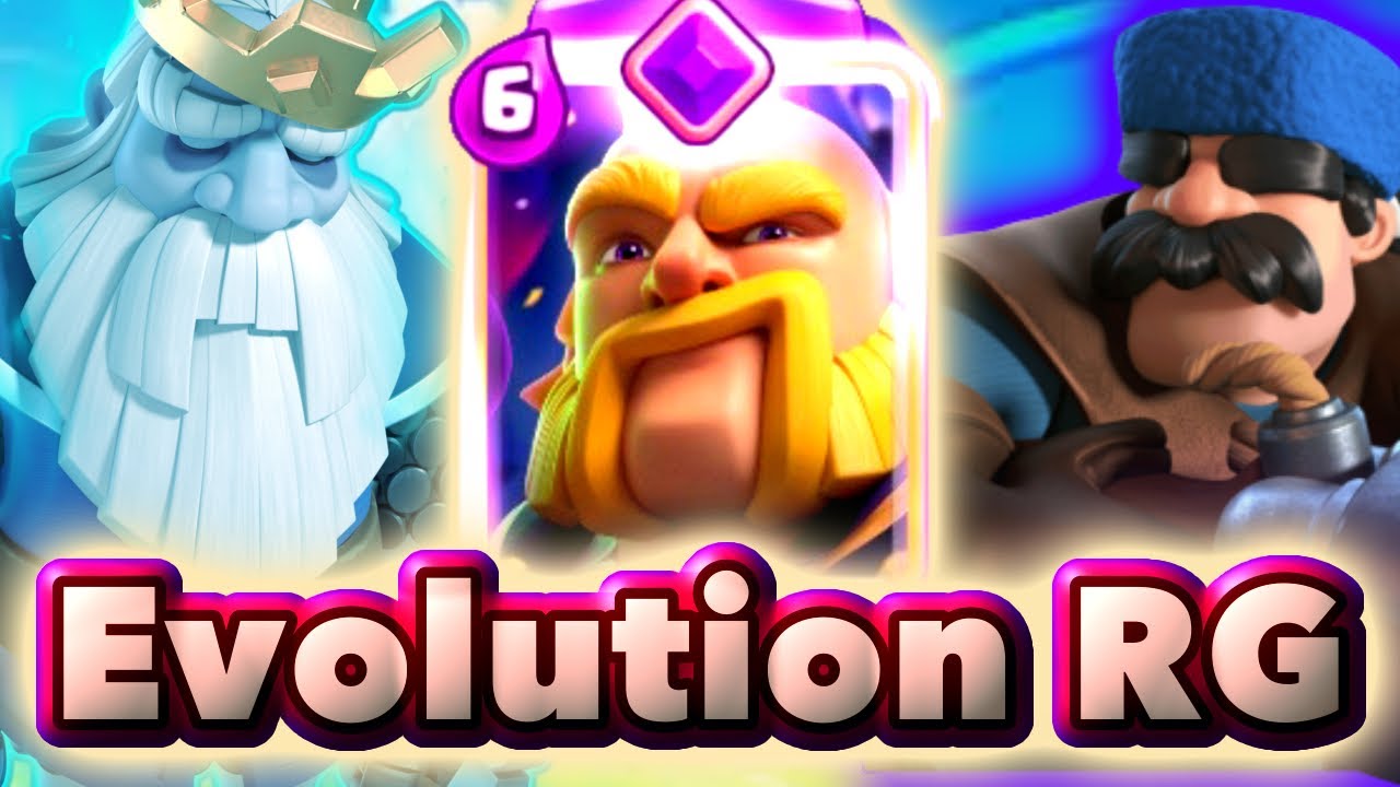Top Ladder with Evolution RG deck🤓-Clash Royale