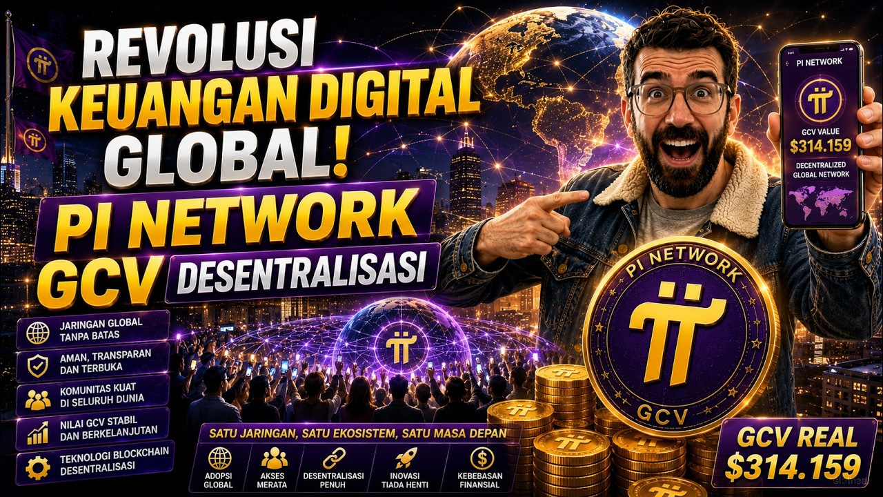 REVOLUSI KEUANGAN DIGITAL GLOBAL❗PI NETWORK GCV DESENTRALISASI