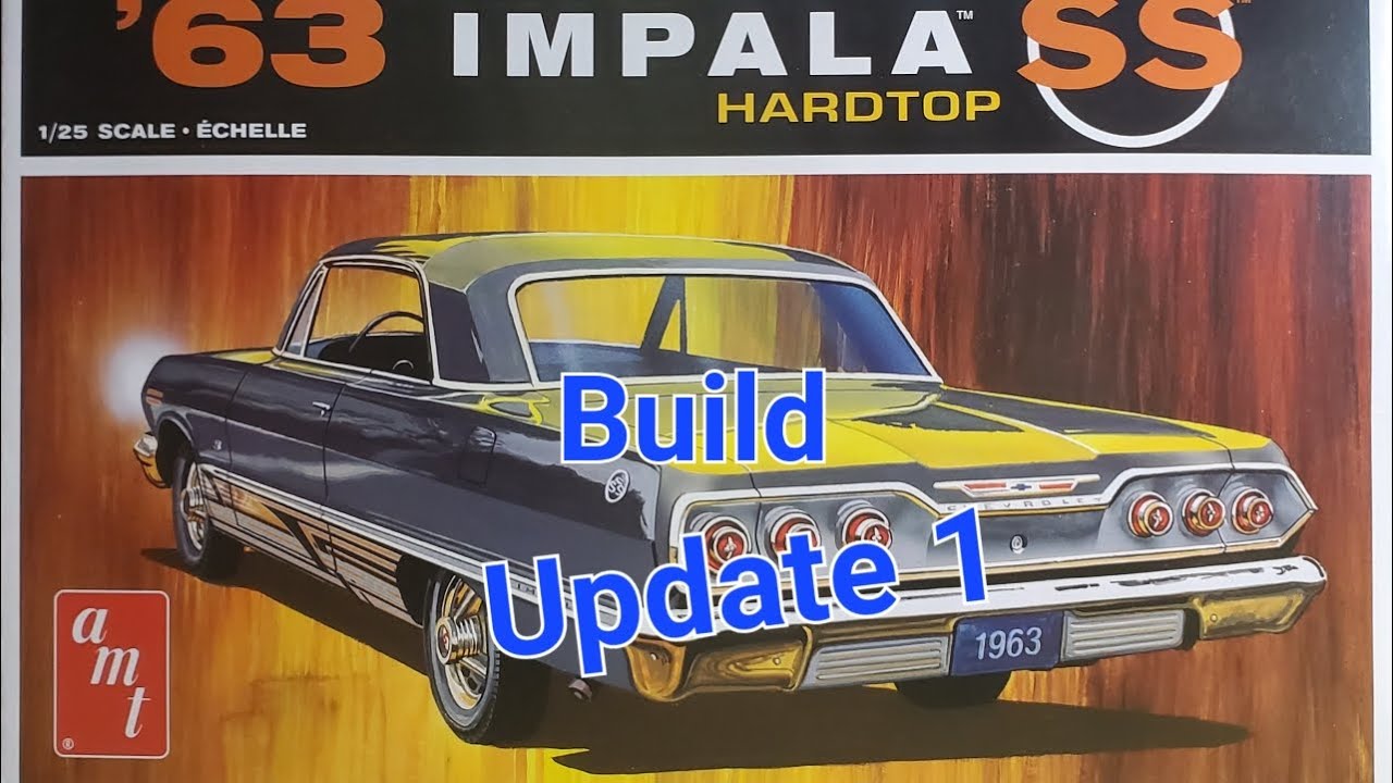 1963 Chevy Impala model build update 1 @ModelBuildinginRetirement 