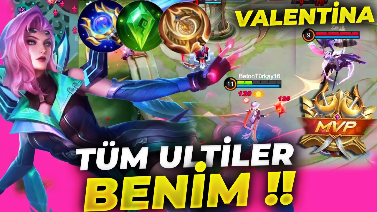 NEDEN HER EL BAN YEDİĞİ BELLİ ULTİ CANAVARI VALENTINA | Mobile Legends