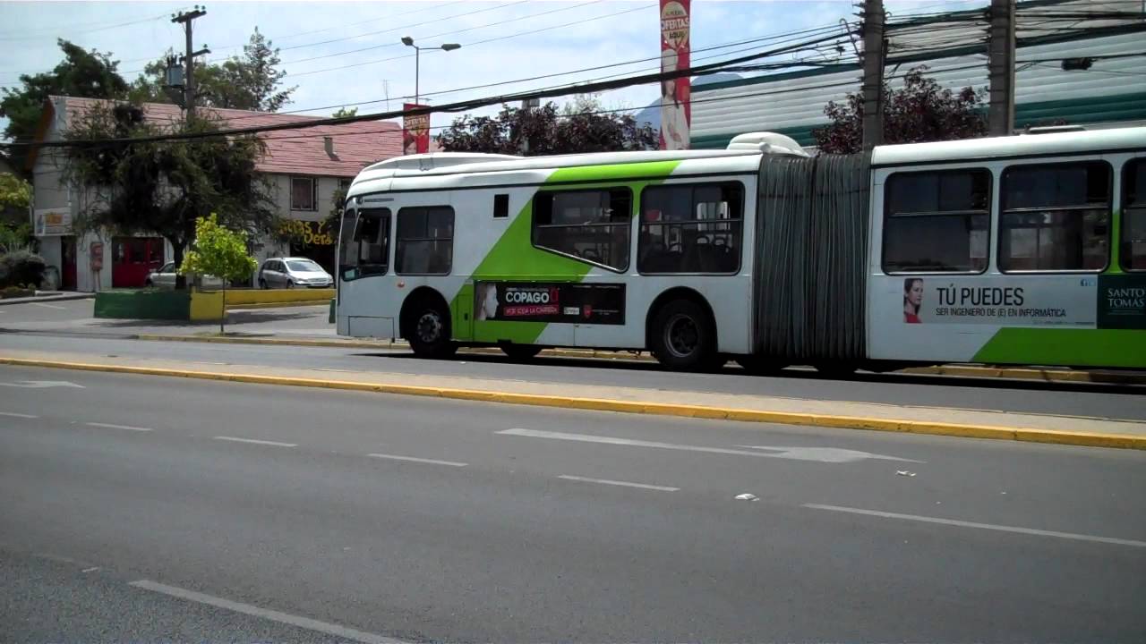 Transantiago Articulated Bus