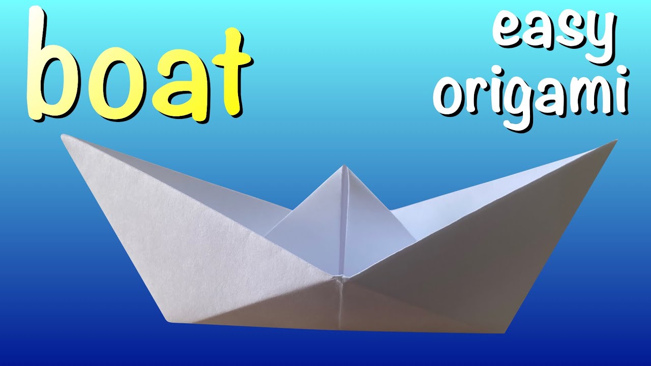 Easy Boat origami | Fun Paper toys | Paper Boat | Gift | Cute Party Favors | Paper Boat Tutorial