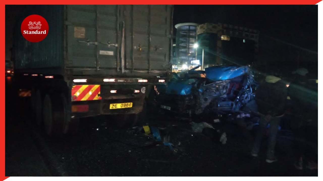 Four killed in road crash along Mombasa road