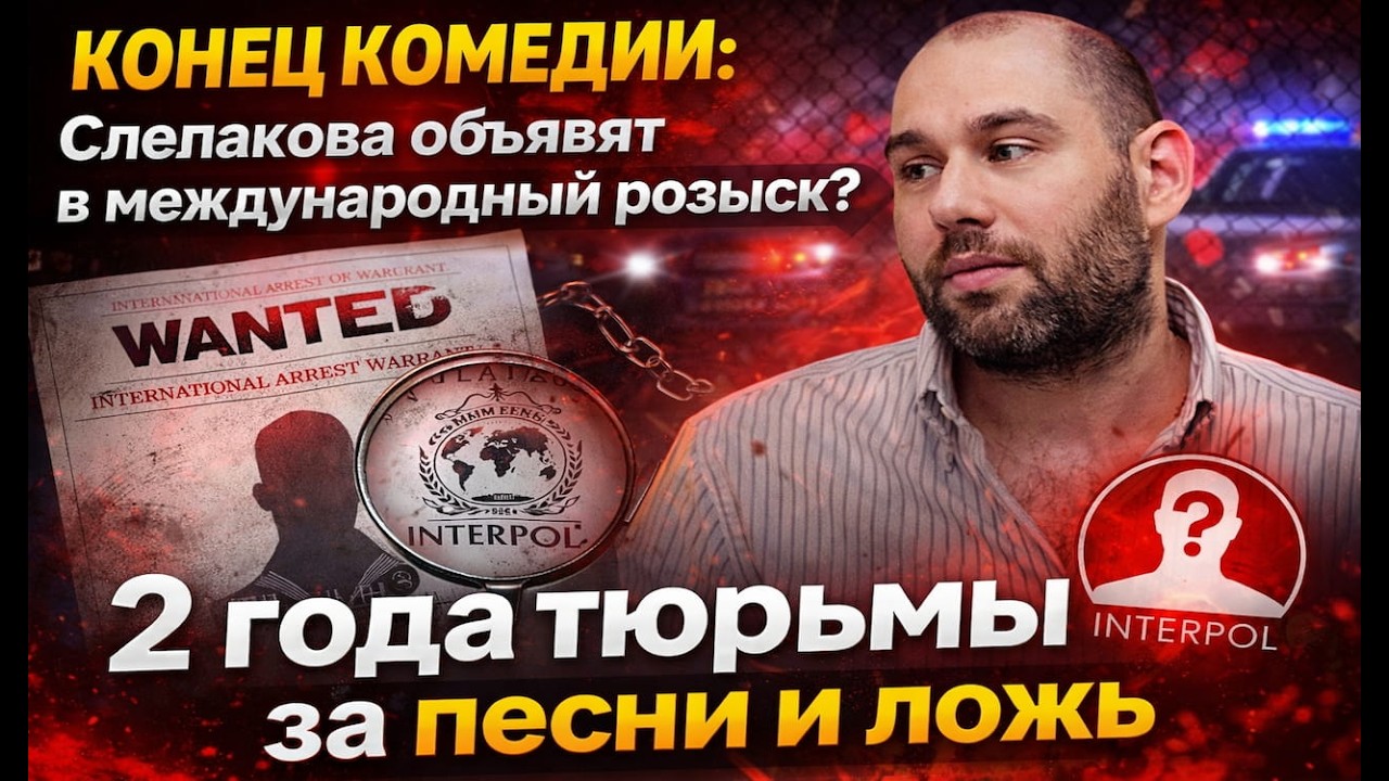 КОНЕЦ КОМЕДИИ: Слепакова объявят в международный розыск? 2 года тюрьмы за песни и ложь.