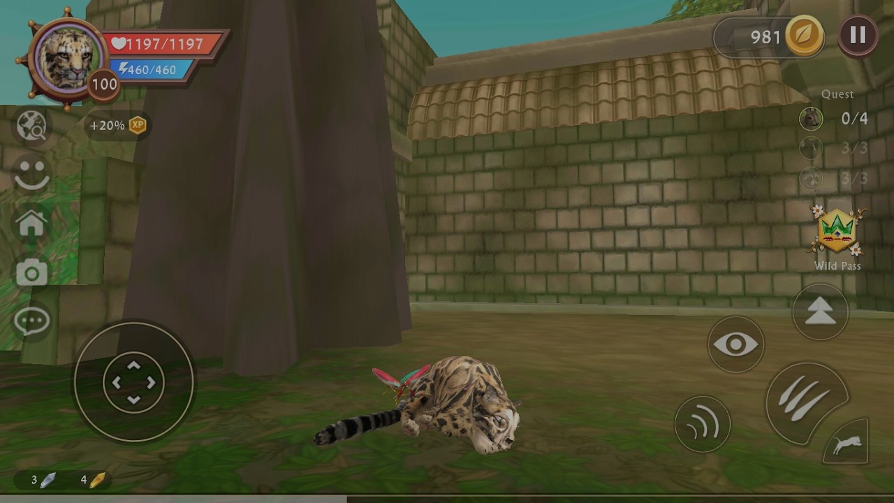 Wildcraft Levelling up cougar