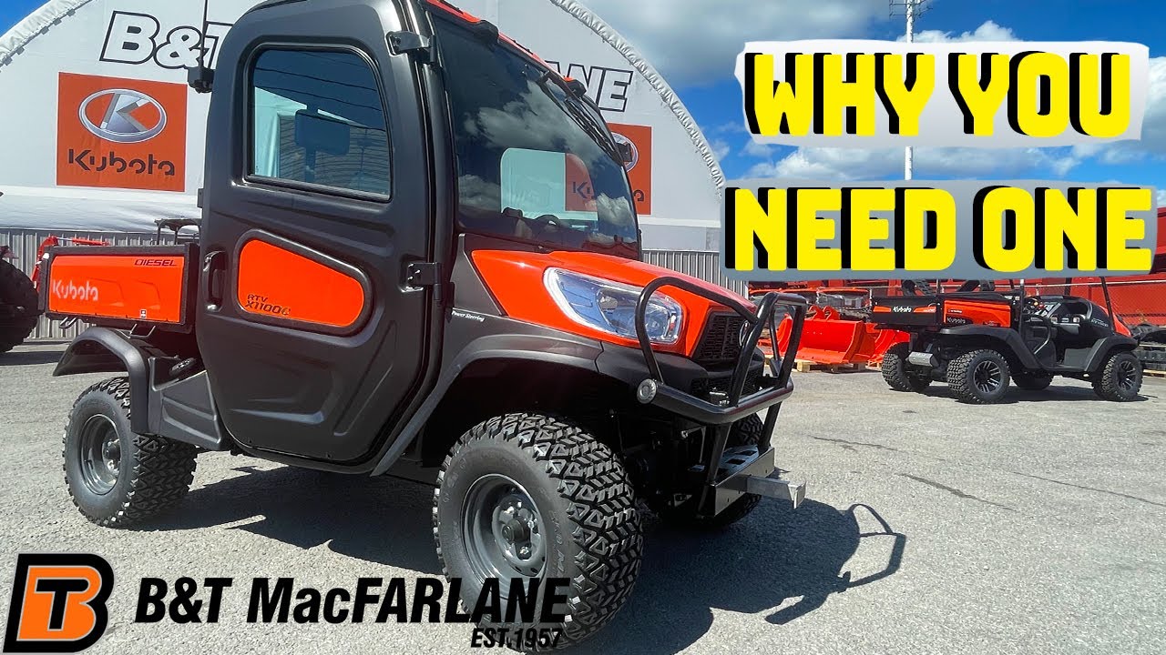 Обзор Kubota RTV-X1100C | Идеальная рабочая лошадка