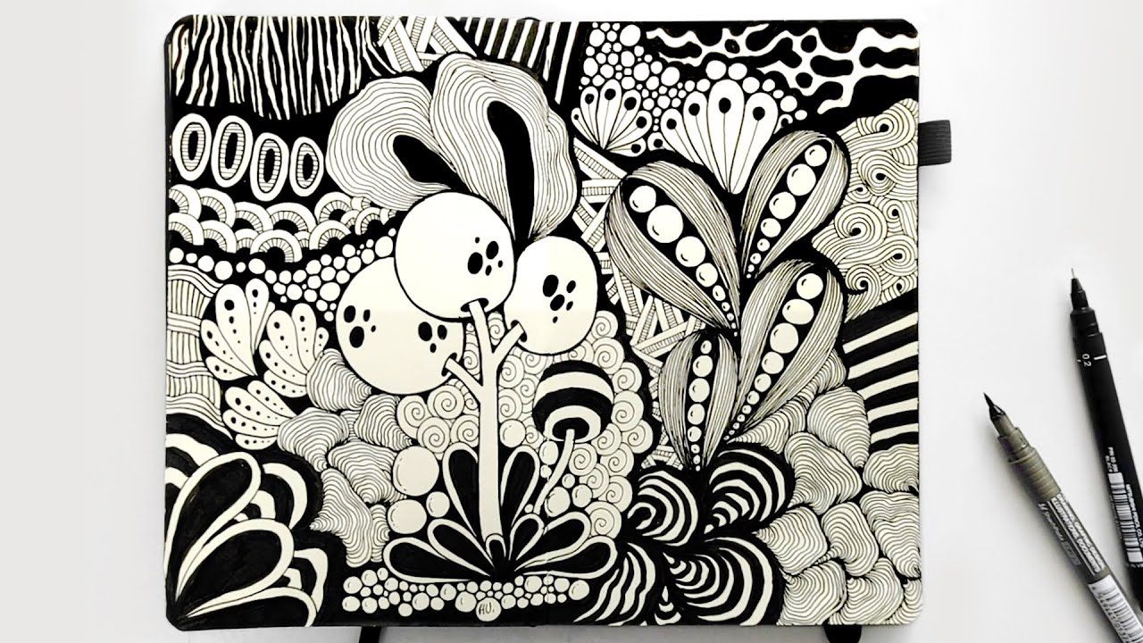 Zentangle art | zentangle patterns | zendala | how to draw zentangle