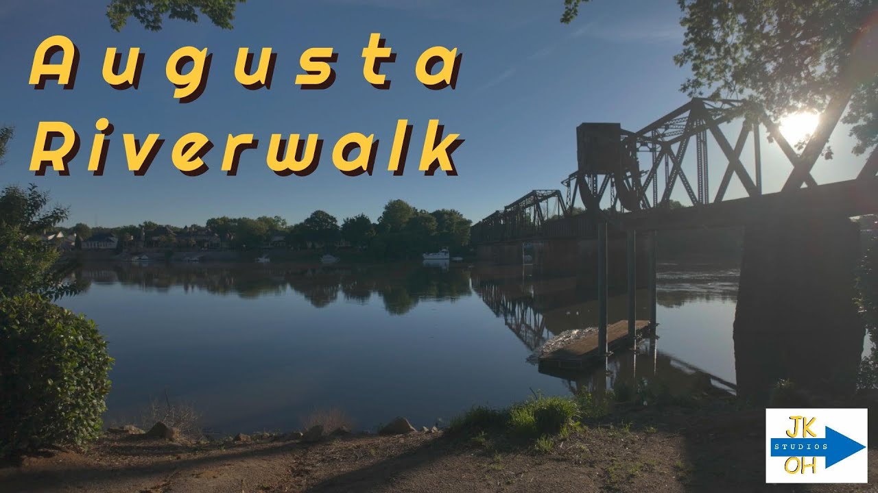 Bridges and Waterfront Views at Augusta Downtown River Walk