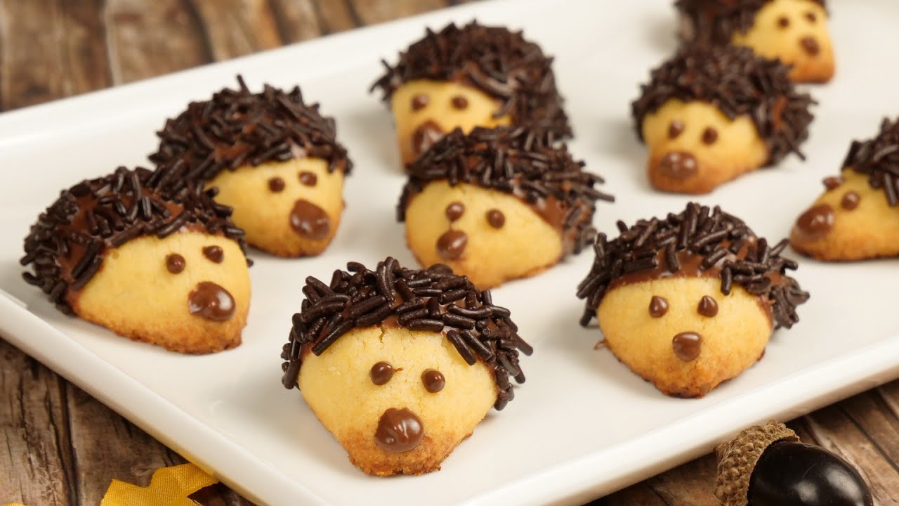 Igelkekse - leckere Kekse backen im s&uuml;&szlig;en Igel look