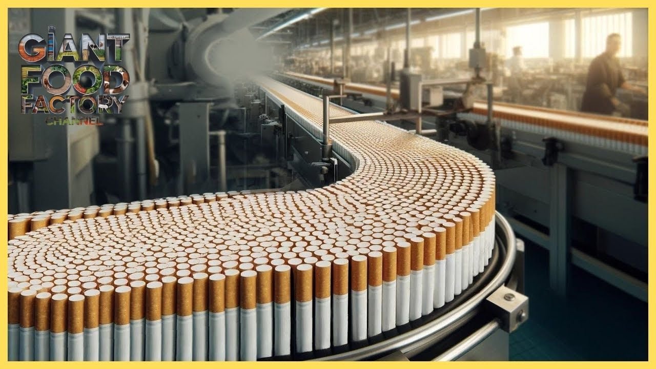 How Cigarettes Is Made In Factory? Giant Food Factory