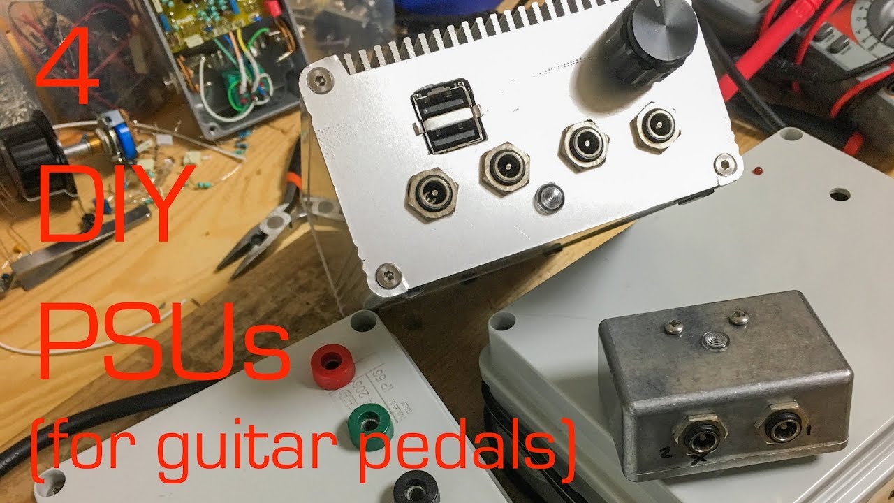 4 DIY Power Supply Units (for guitar pedals)