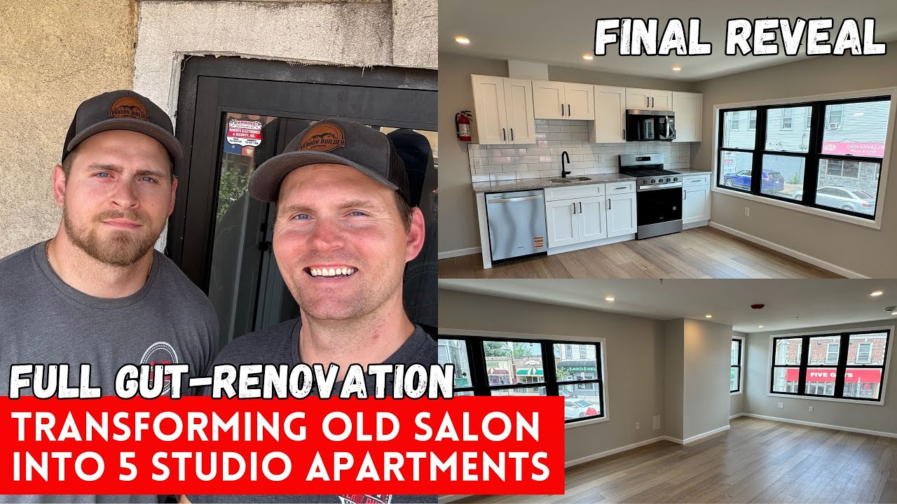 Converting a salon space into 5 studio apartments (the finish) | 58 Easton Avenue || Tverdov Housing