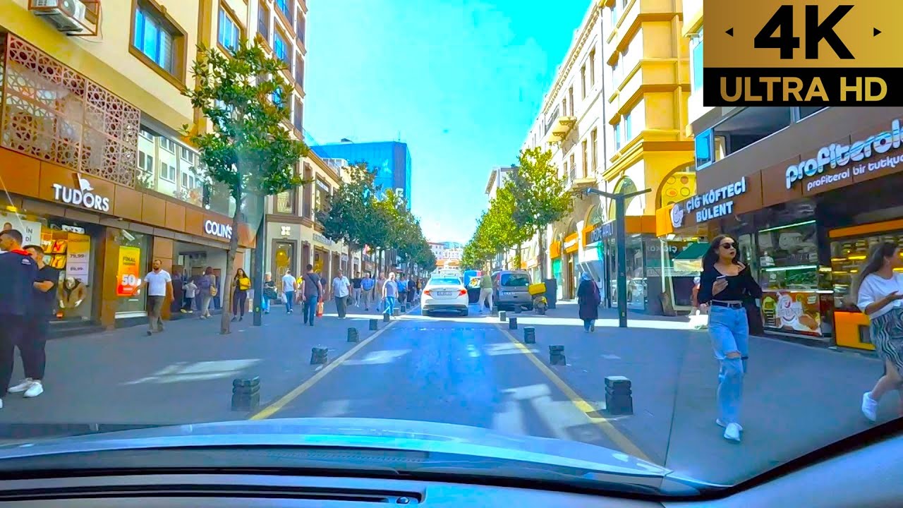 Balıkesir Merkez | Çarşı ve Şehir Merkezi Turu | City Center Driving Tour | 4K | 60fps | 2023 |