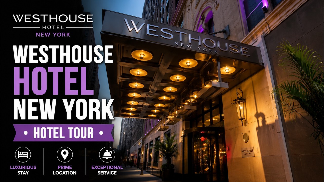 [4K] Luxury Hotel Tour | 🇺🇸 NEW YORK, WestHouse Hotel New York 2025 review