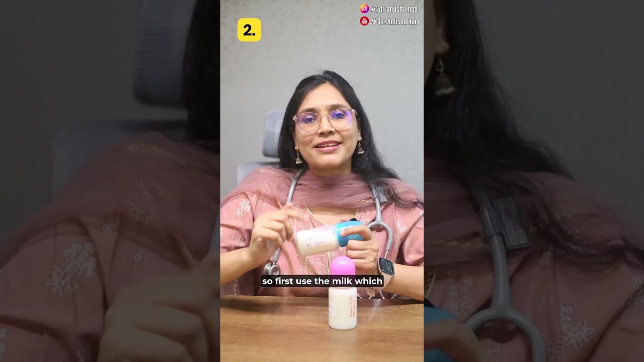 Useful Tips For Breastmilk Storage - Dr. Anusha Rao | #babycare #breastmilkstorage
