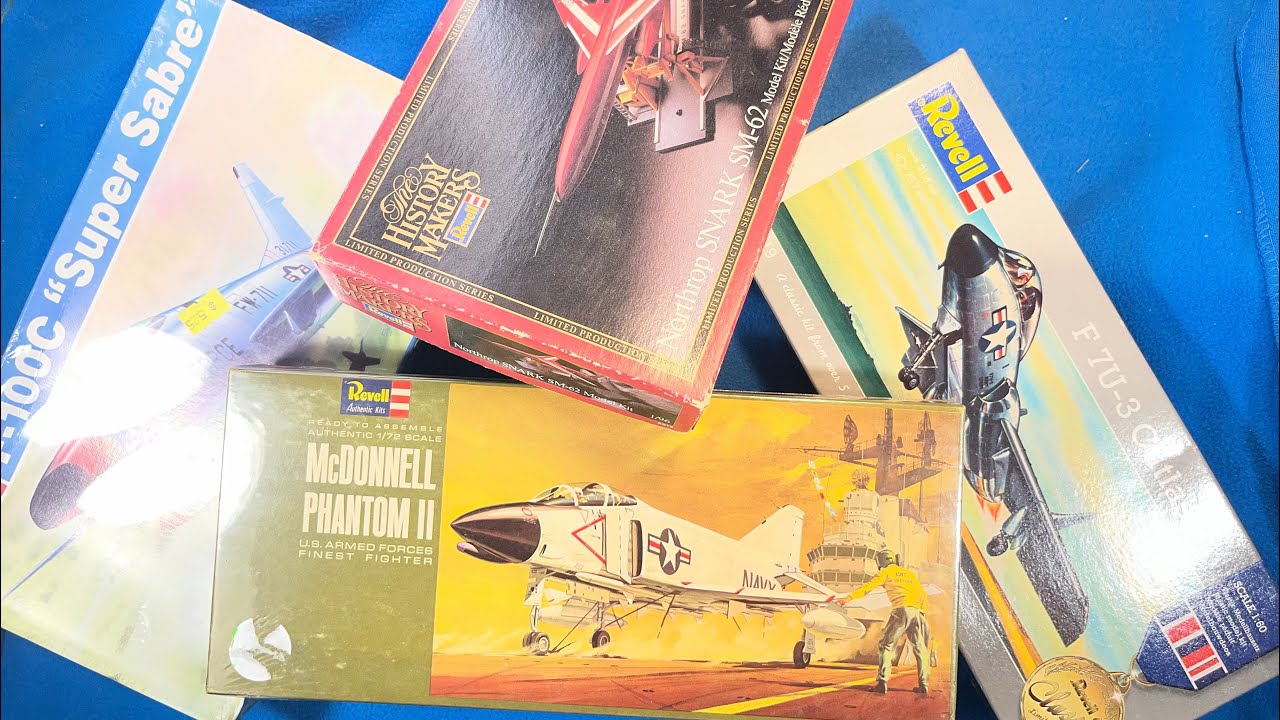 Super Colossal Revell Give-A-Way Viewer Appreciation 500K Views of Vintage Model Kits