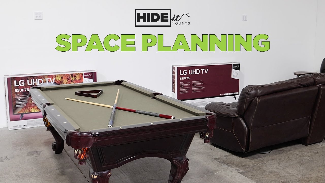HIDEit Man Cave | Getting Started + Space Planning Tips for Building the Ultimate Man Cave