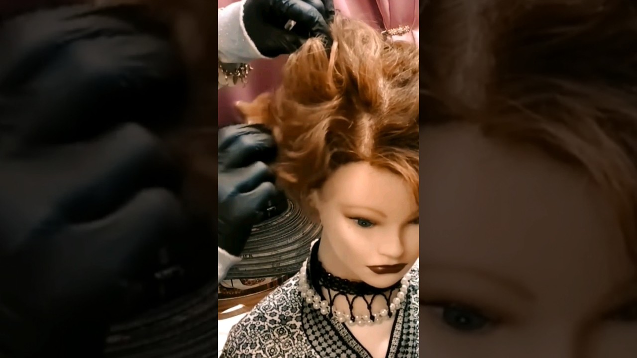 ASMR Hair Combing & Brushing💆‍♀️Vintage Hat Salon Roleplay 