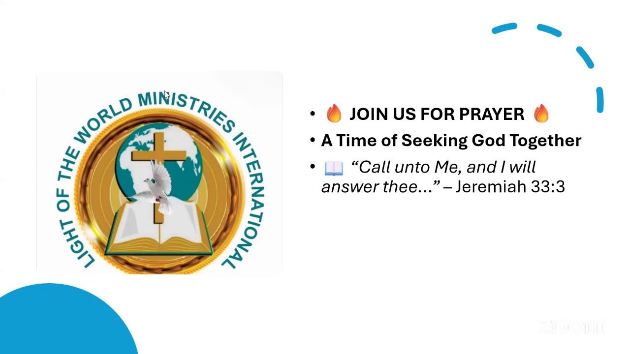 🙏 Join Us for Prayer Happening Now 🙏