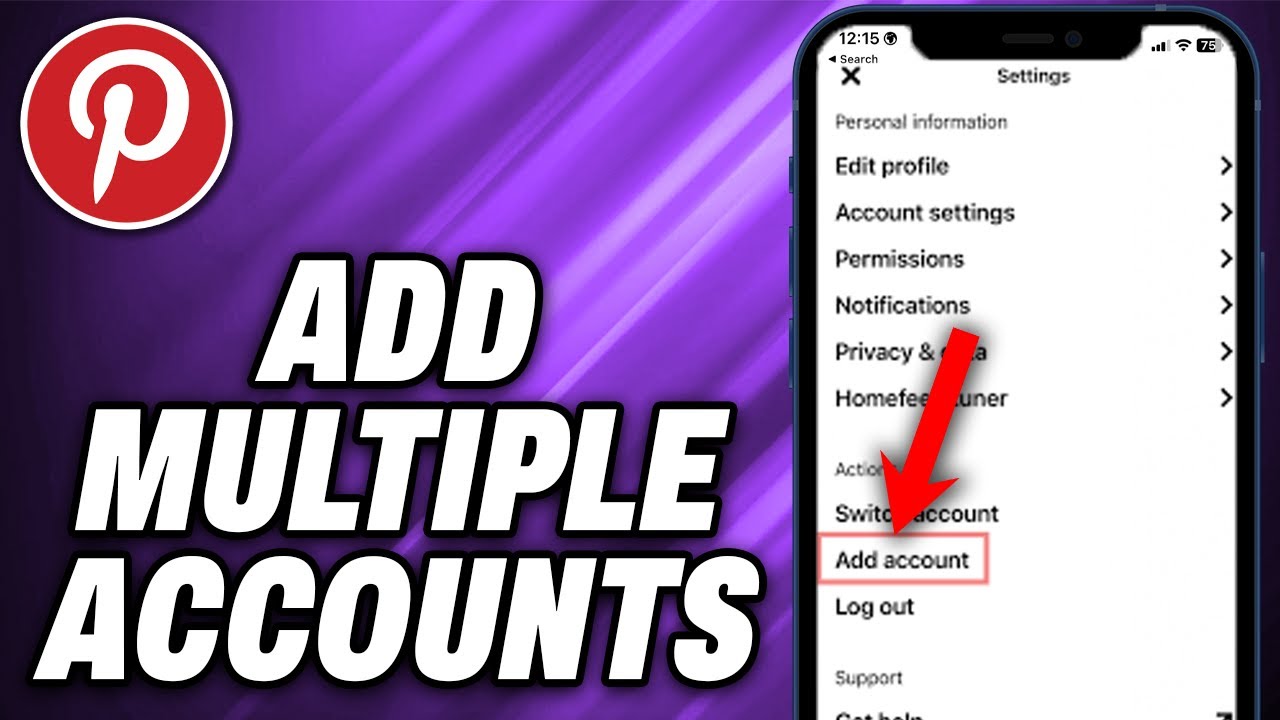 How To Add Multiple Accounts on Pinterest