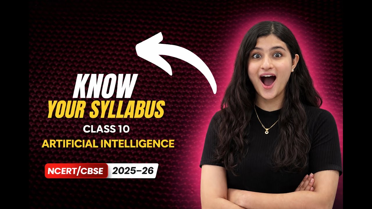 Artificial Intelligence Class 10- Syllabus Overview 2025-2026 || Subject Code-417