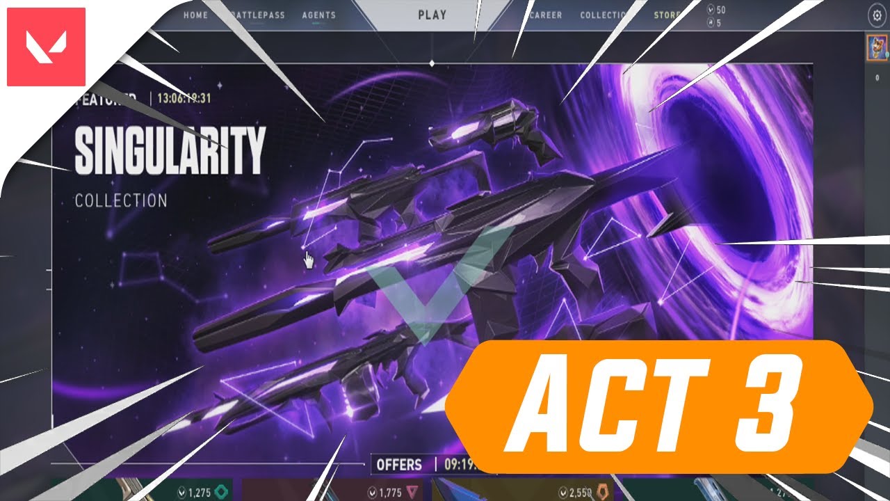 Valorant Item Shop NEW SINGULARITY SKIN AND SET! (Valorant Ignition)