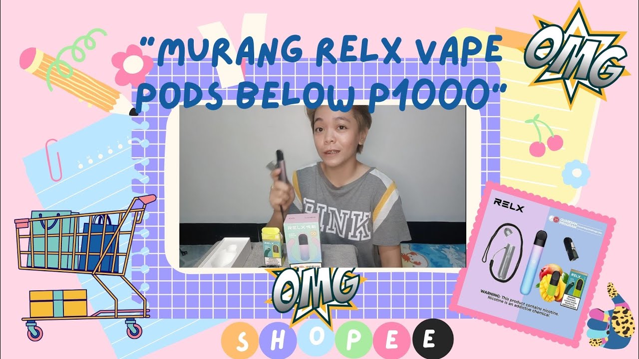 Murang Relx sa Shopee| Below P1000 na Budget pwd kana magka Vape???