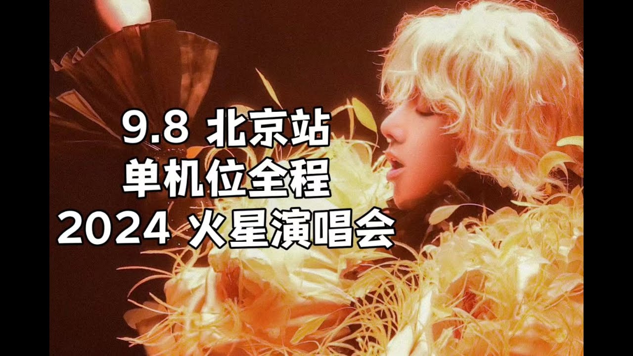【华晨宇HuaChenYu】9.8北京站特写全程饭拍（2024火星演唱会）