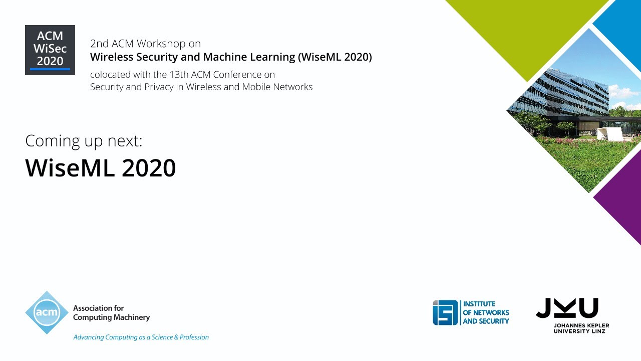 WiseML 2020 Live (Monday)
