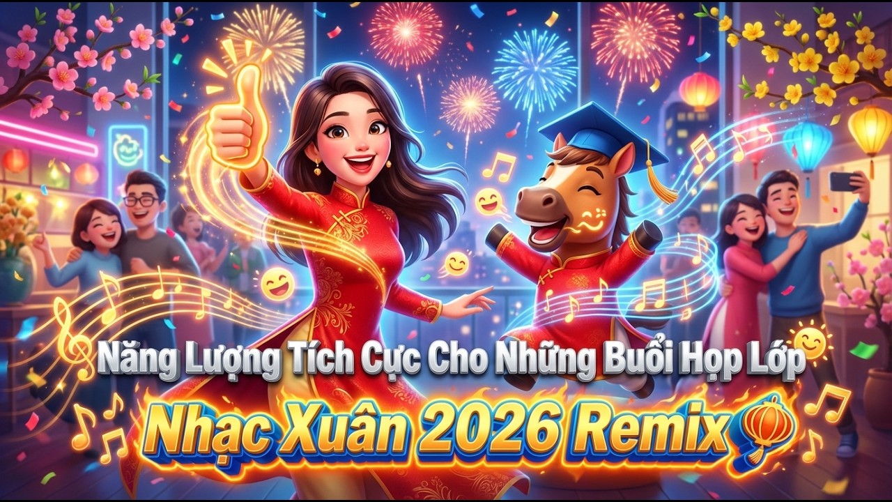 Nhạc Xuân 2026 Remix 🏮 Năng Lượng Tích Cực Cho Những Buổi Họp Lớp