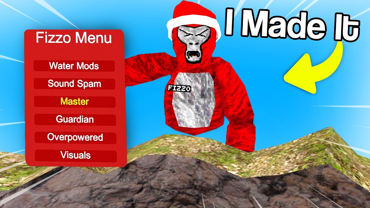 I Made The BEST Gorilla Tag Mod Menu..