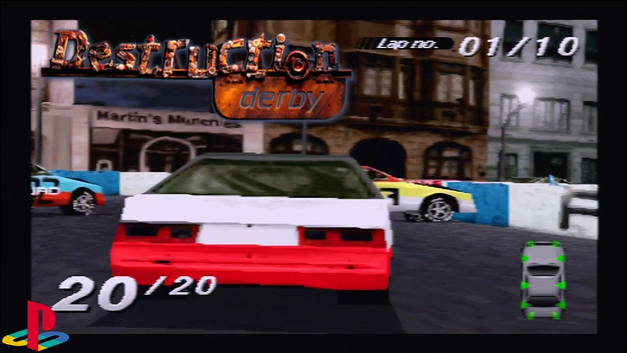 Destruction Derby, Stock Car Racing | Pro | City Heat | PlayStation/PS1/PSX HD