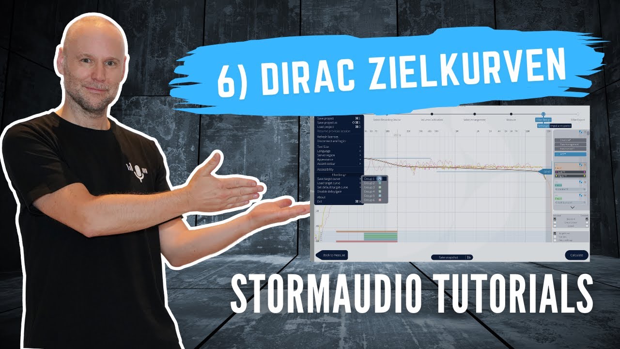 6) Stormaudio: Erstellen von Zielkurven in Dirac