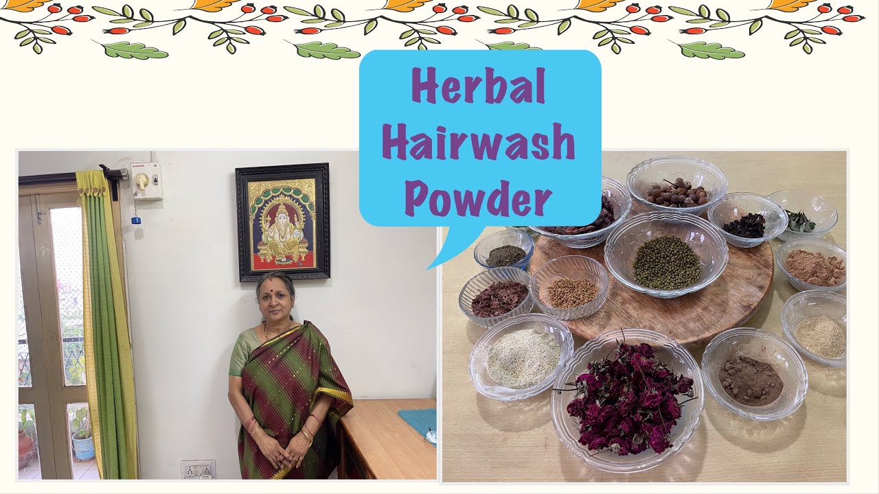 Herbal Hair Wash Powder   Homemade  &    Traditional