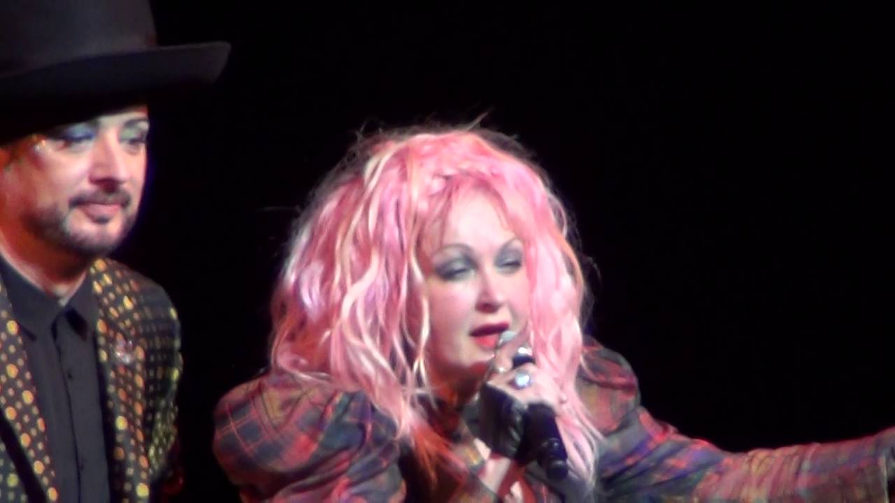 cyndi Lauper and Boy George (6/1/2016 - Wolf Trap)