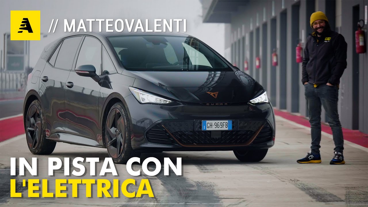 IN PISTA con un'auto ELETTRICA si può? PROVA SPECIALE con Cupra BORN