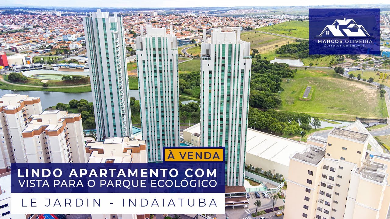 🔊 À VENDA - PORTEIRA FECHADA - Apartamento Edifício Le Jardin - INDAIATUBA🔊
