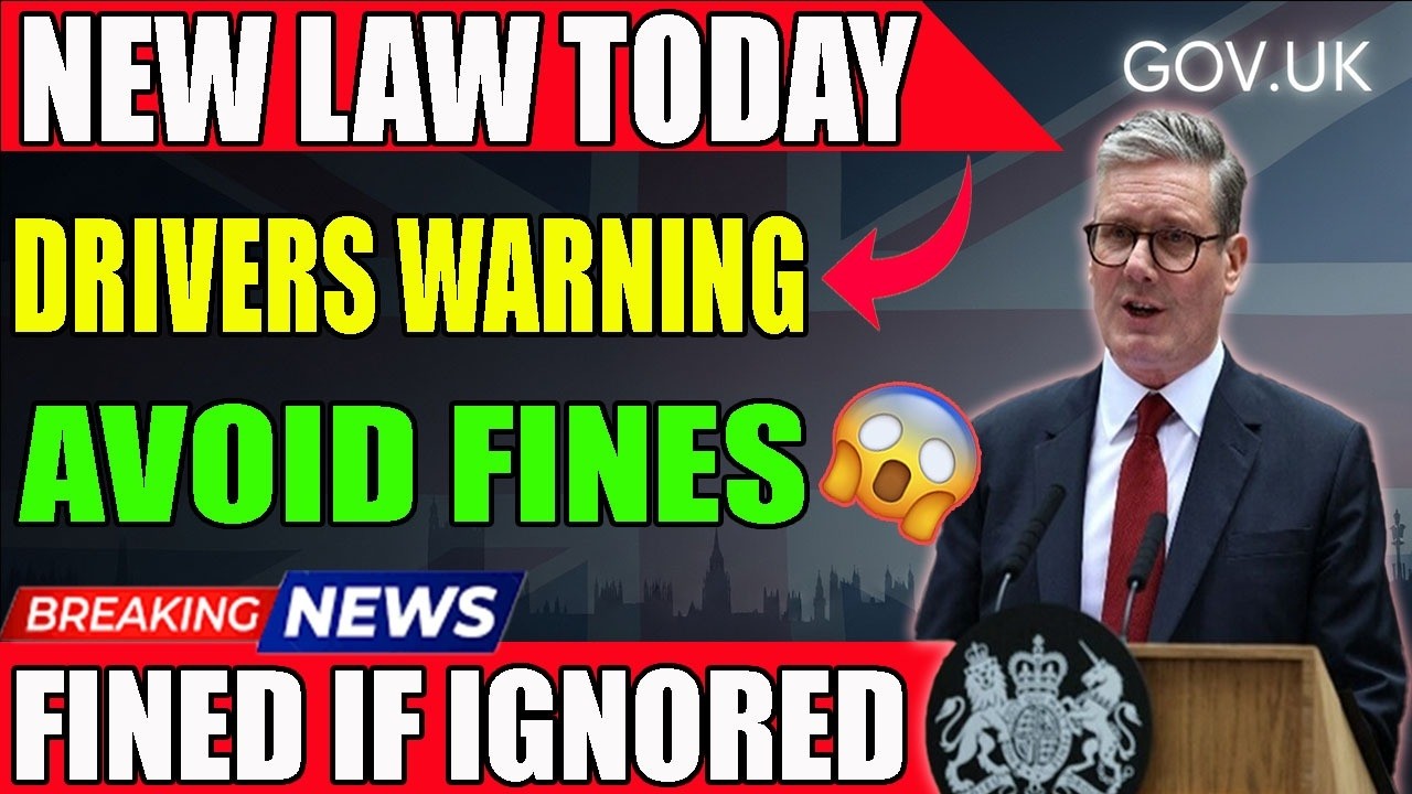 🚨 UK Drivers Alert! New Road Law Starts TODAY &ndash; What You MUST Know