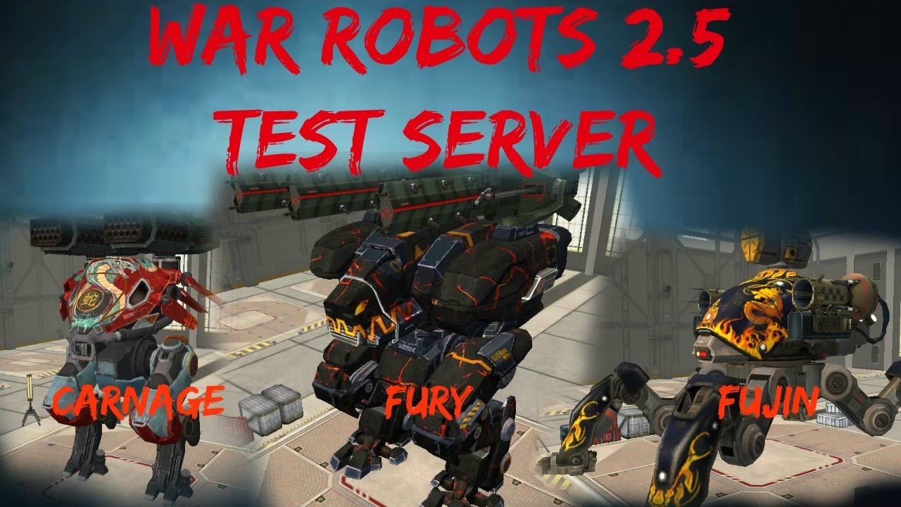 War Robots [2.5] Test Server: NEW Paintjobs and Update on HP, Speed