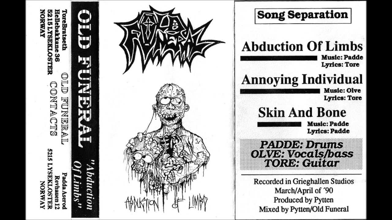 OLD FUNERAL - Abduction of Limbs [Full Demo '90]
