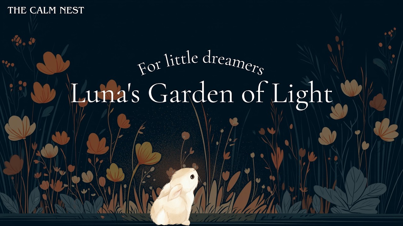 Dark Screen Bedtime Story for Deep Sleep | Calm, Non-Stimulating | Luna’s Garden of Light