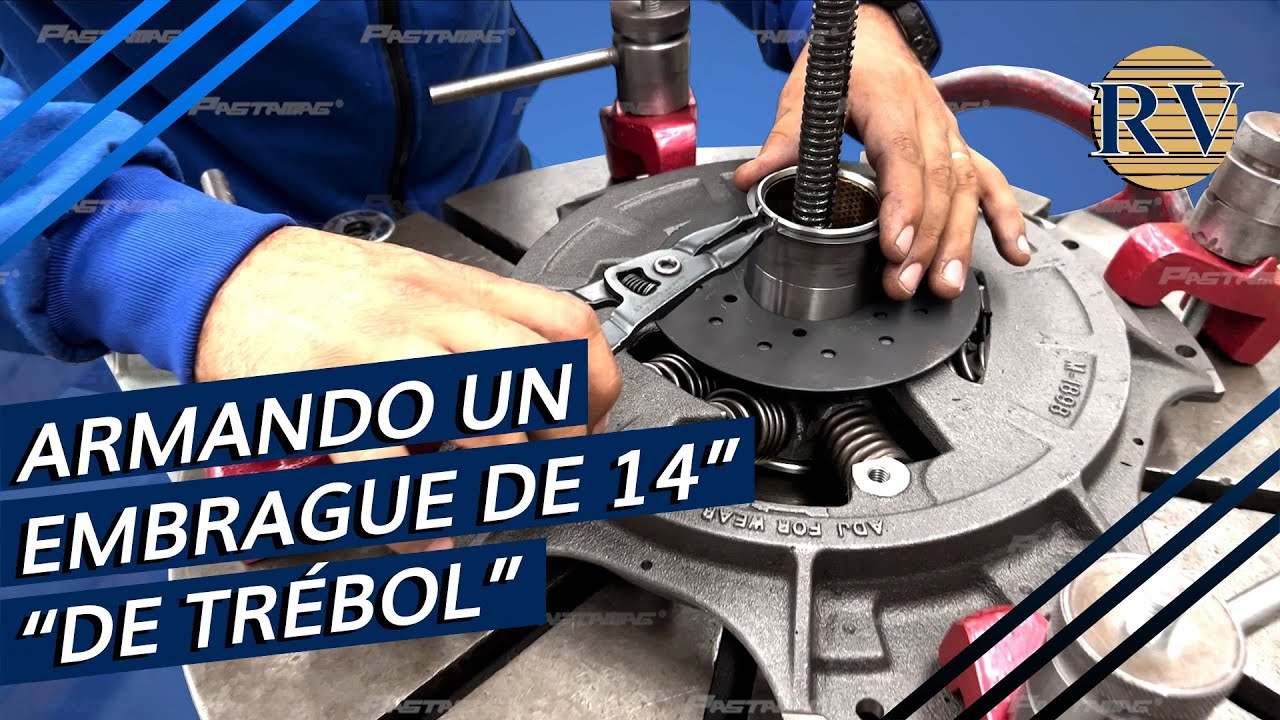 Armando un embrague de 14” “de trébol”