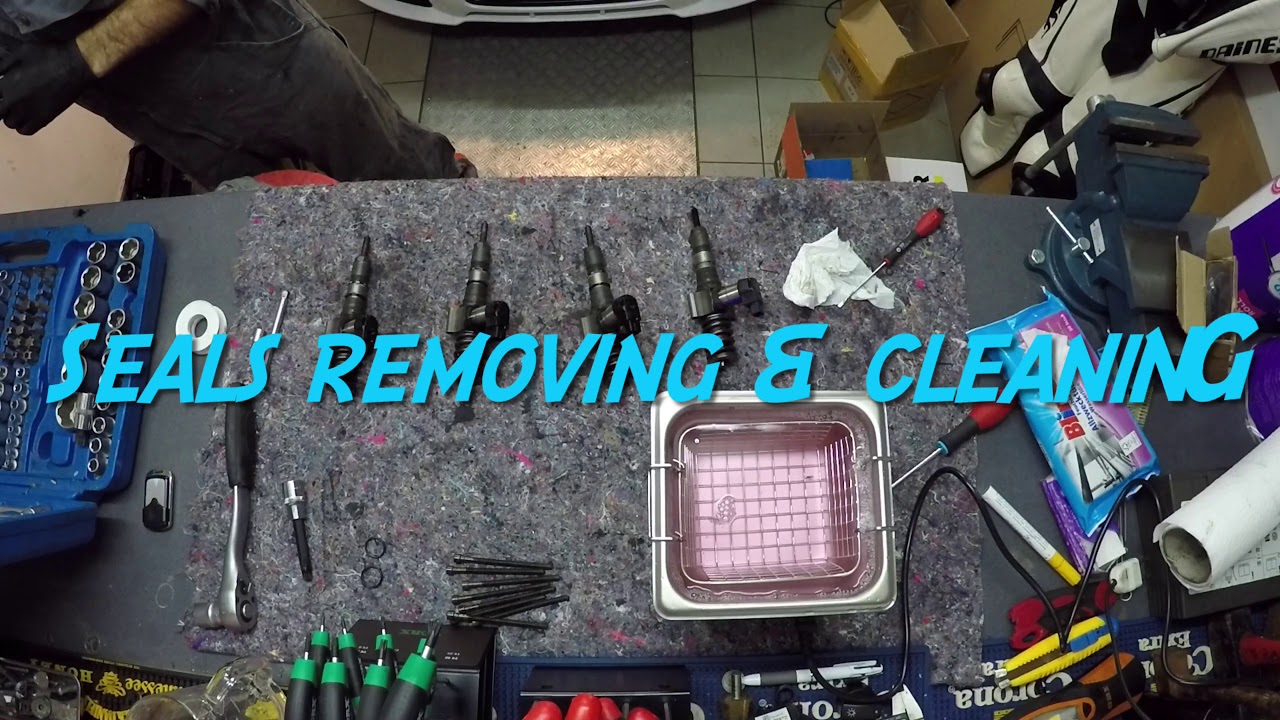 2.0 TDI  BMN How to change the seals, clean and adjust PD injectors