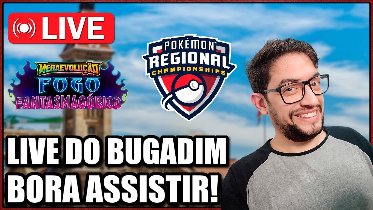 LIVE BUGADA - VAMOS ASSISTIR JUNTOS REGIONAL BIRMINGHAM  - DIA 1 - POKÉMON TCG