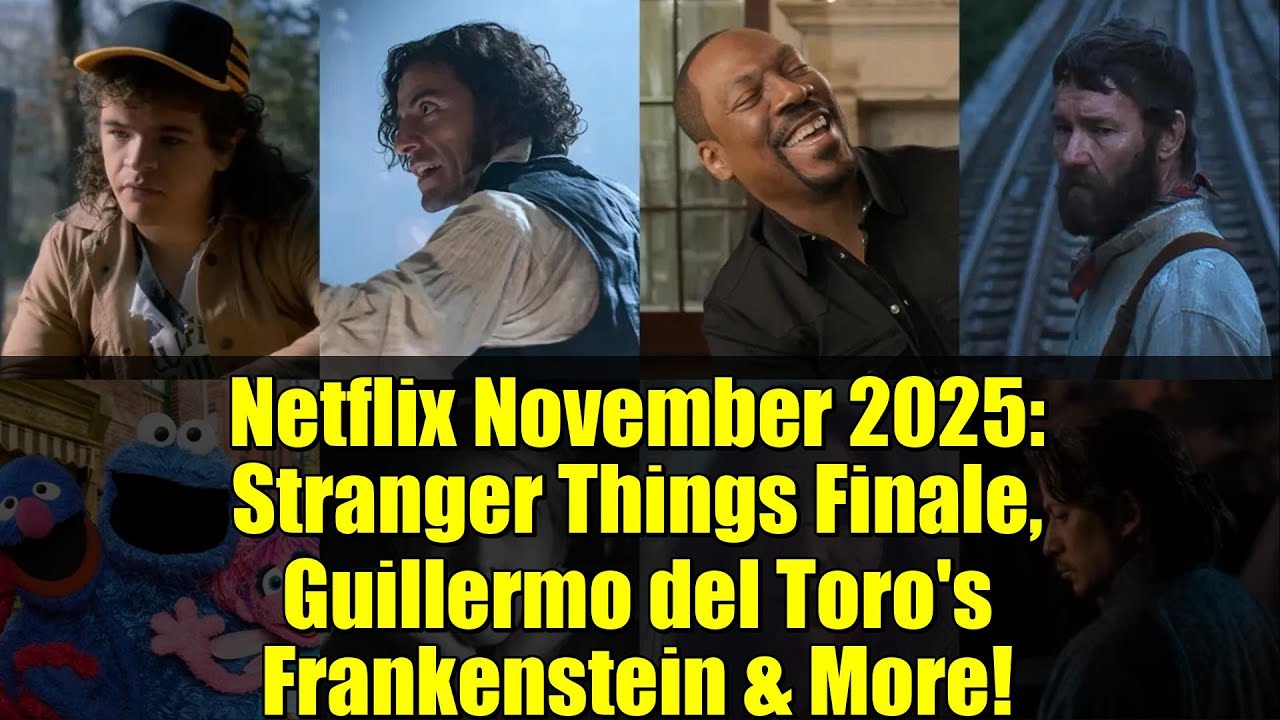 Netflix ноябрь 2025: финал «Очень странных дел», «Франкенштейн» Гильермо дель Торо и многое другое!