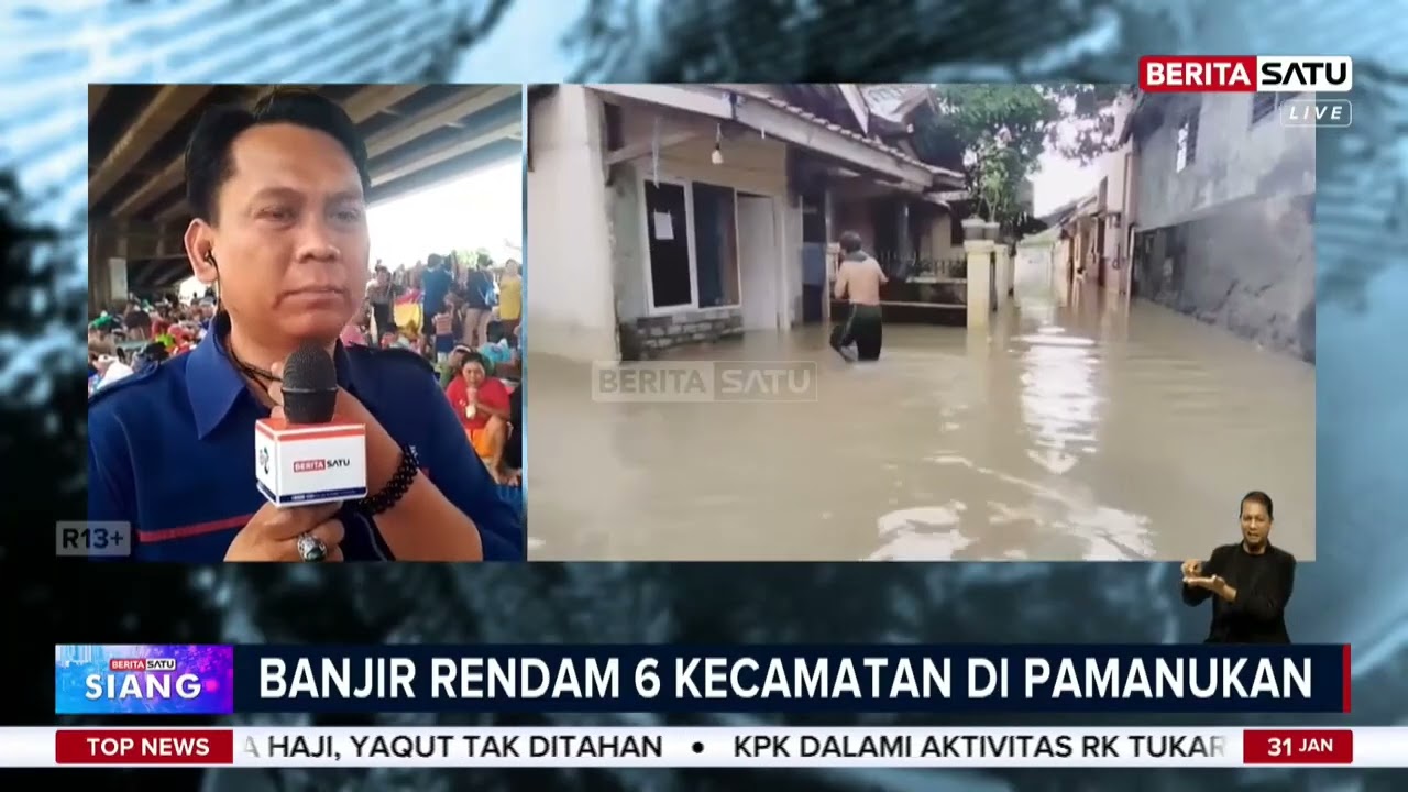 6 Kecamatan di Pamanukan Kebanjiran, Warga Mengungsi di Bawah Flyover Jalan #Beritasatu