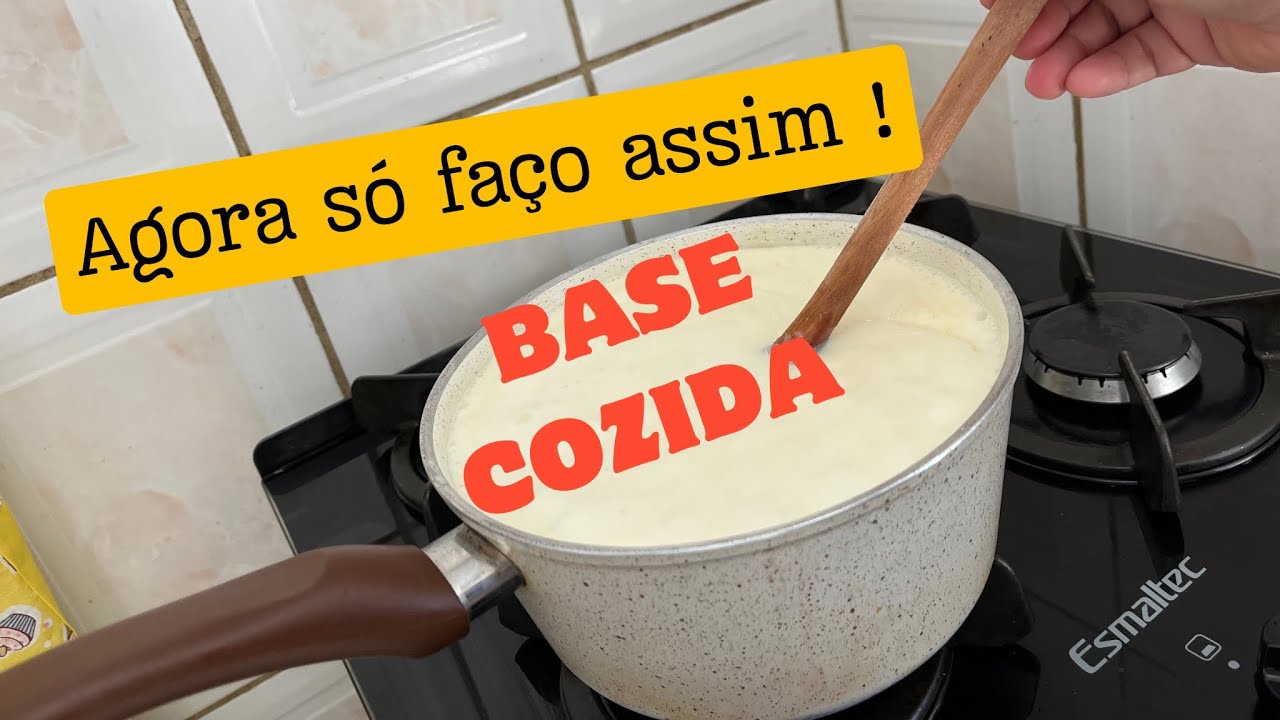 BASE COZIDA PARA GELADINHO GOURMET! SÓ FAÇO ASSIM AGORA