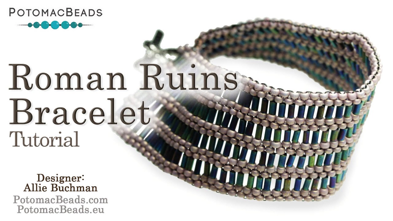 Roman Ruins Bracelet- DIY Jewelry Making Tutorial by PotomacBeads