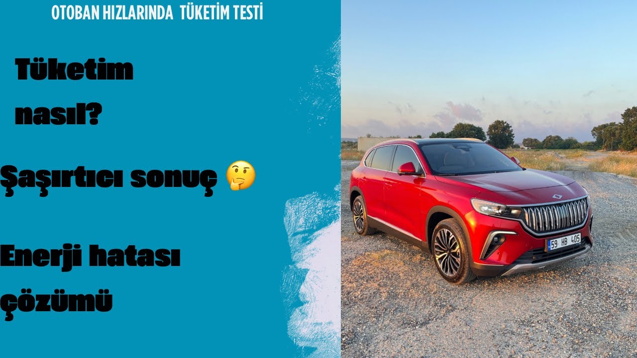TOGG T10X OTOBAN HIZLARINDA GERÇEK TÜKETİM TESTİ