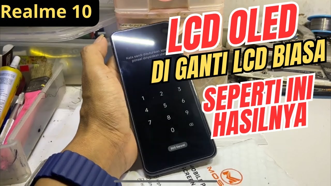 Cara ganti lcd touchscreen realme 10 RMX3630 // Replace lcd realme 10 4G